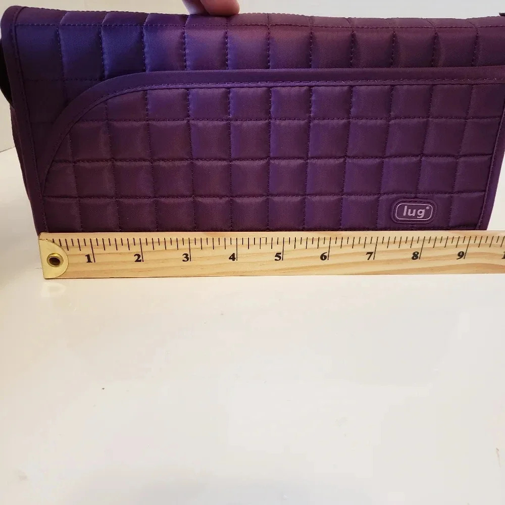 Lug  Tango Purple Quilted Travel Wallet. - Picture 7 of 7